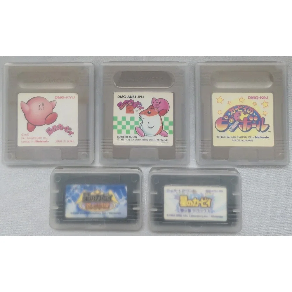 Kirby 5-Game Bundle Dream Land & Amazing Mirror - GB GBA - Japan Import Lot